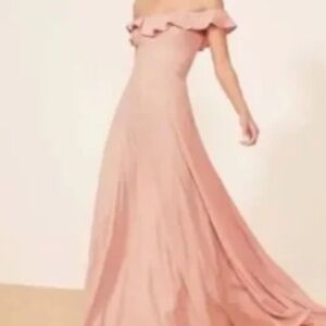 NWT Reformation Verbena Dress Blush - 2P